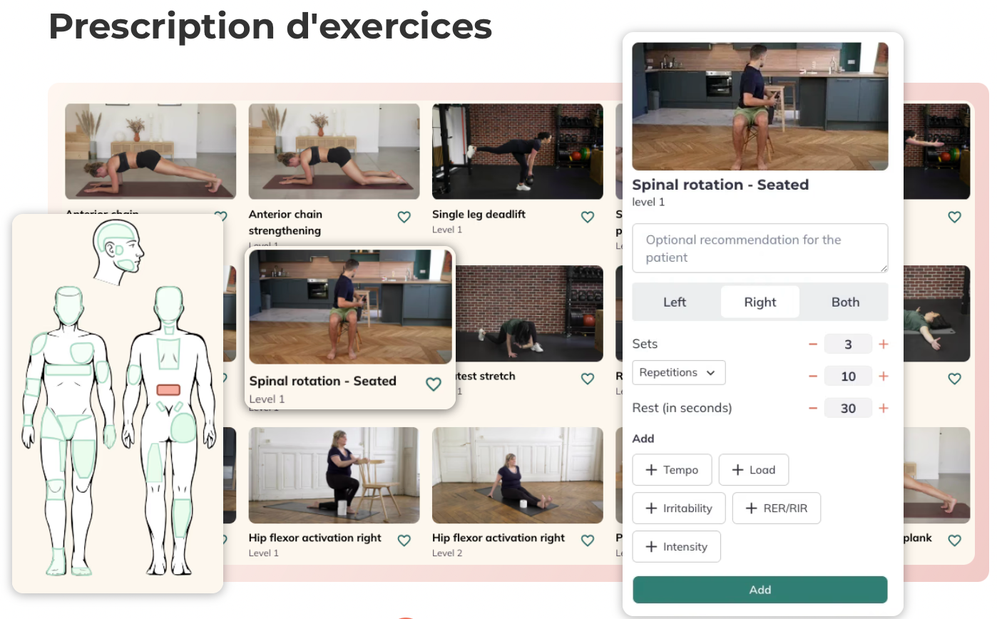 Programme d'exercices vidéo Parkinson